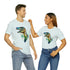 Stained Glass Velociraptor - Short Sleeve Tee